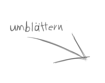 Umblättern